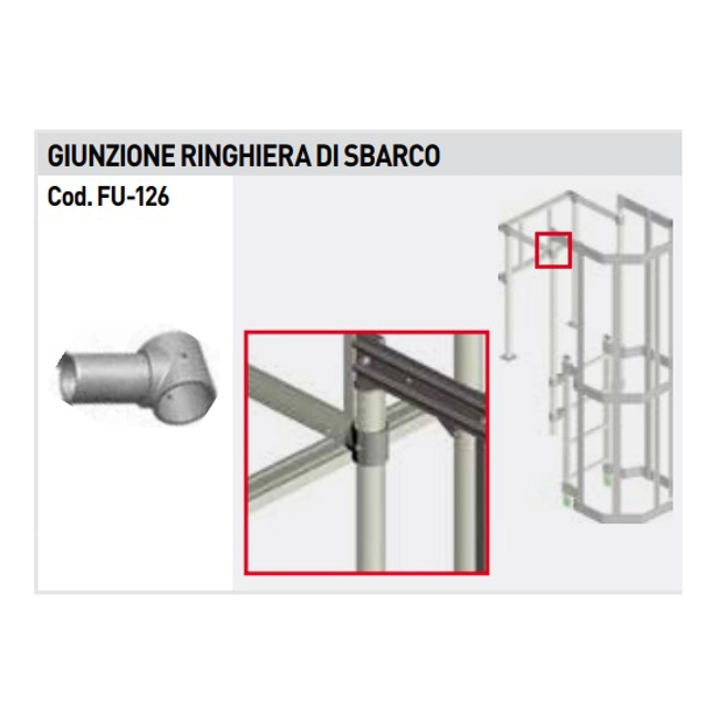 Vendita online Giunzione ringhiera di sbarco - (rif. Facal FU-126)
